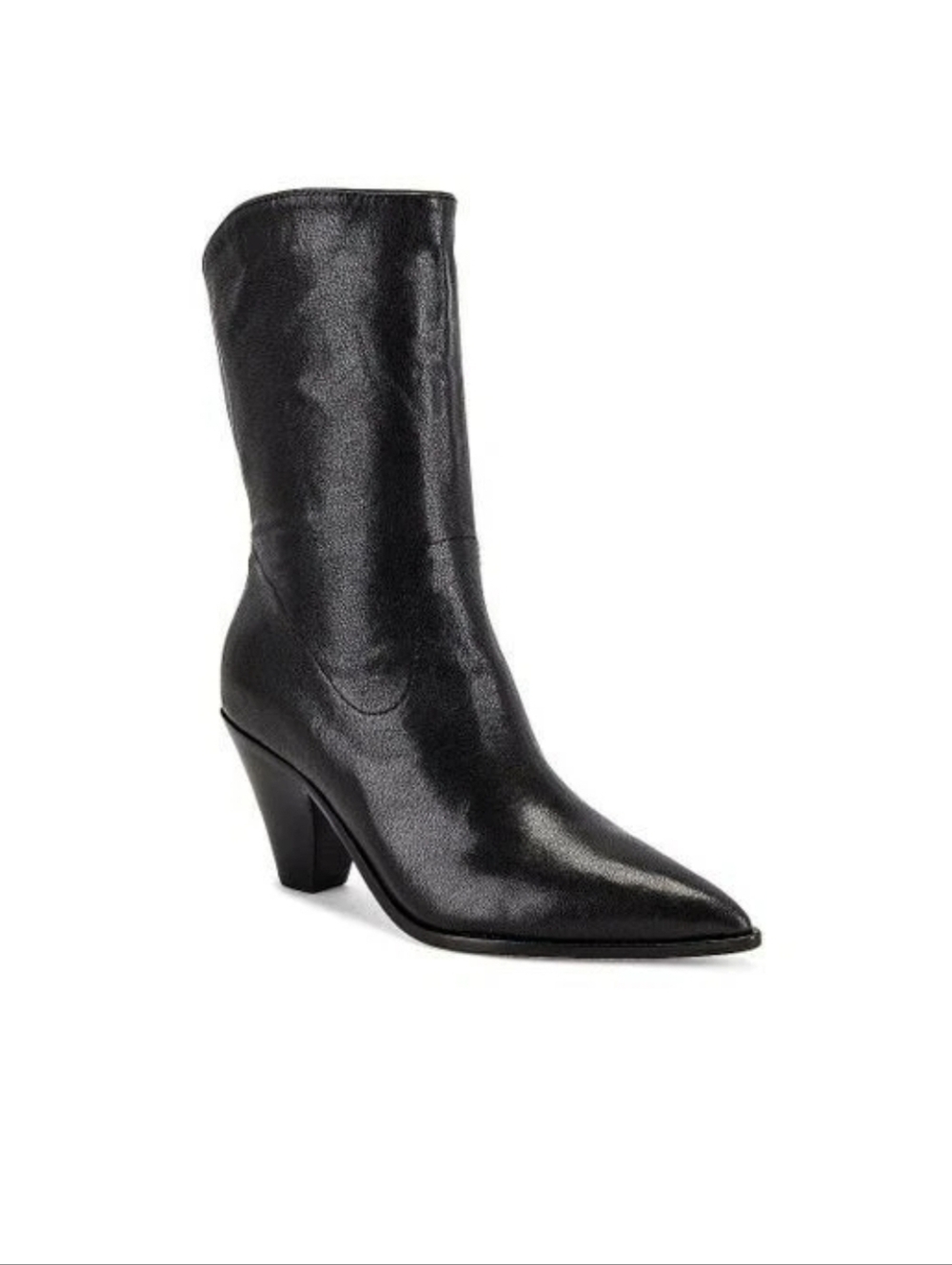 PAIGE Women's Black Landyn Mid Calf Boot size 8 New Without Box - Picture 4 of 5